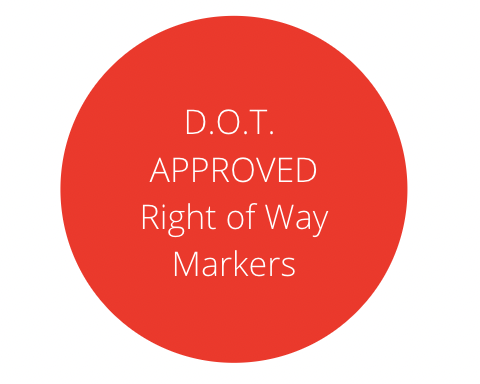 DOT approved right of way markers